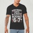 67 For Reading With Books Men's V-Neck T-Shirt 67 For Reading With Books Men's V-Neck T-Shirt