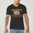 Abibliophobia Perfect For Young Book Lover Bookworm Reader Men's V-Neck T-Shirt Abibliophobia Perfect For Young Book Lover Bookworm Reader Men's V-Neck T-Shirt