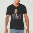 Alexander Hamilton Reading A Book Men's V-Neck T-Shirt