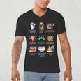 Ally Anti Trump Liberal BLM Love Is Love Banned Books Icons Men's V-Neck T-Shirt