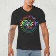 Anti Social Book Club Go Away I'm Reading Book Tie Dye Men's V-Neck T-Shirt