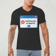 Anti Social Introvert Social Interaction Not Supported Men's V-Neck T-Shirt Anti Social Introvert Social Interaction Not Supported Men's V-Neck T-Shirt