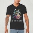 Im With The Banned Book Readers Librarians Read Banned Books Men's V-Neck T-Shirt Im With The Banned Book Readers Librarians Read Banned Books Men's V-Neck T-Shirt