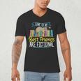 Some Of My Best Friends Are Fictional Book Lover Bookworm Men's V-Neck T-Shirt