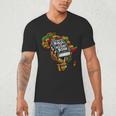 The Bible Is Our History Book Roots African American Faith Men's V-Neck T-Shirt