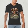 Big Cancer Energy Woman Camo Zodiac Book Teacher Men's V-Neck T-Shirt