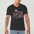 Biggest Slut At The Public Library Reading Book Club Men's V-Neck T-Shirt