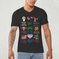 BLM Human Rights Feminism Trans Science Books LGBTQ Kindness Men's V-Neck T-Shirt BLM Human Rights Feminism Trans Science Books LGBTQ Kindness Men's V-Neck T-Shirt