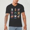 BLM Human Rights Feminism Trans Science Books LGBTQ Quote Men's V-Neck T-Shirt