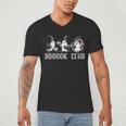 Boo Ghost Books Book Club Halloween Women School Teacher Men's V-Neck T-Shirt Boo Ghost Books Book Club Halloween Women School Teacher Men's V-Neck T-Shirt