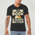 The Book Is Always Better Thriller Men's V-Neck T-Shirt The Book Is Always Better Thriller Men's V-Neck T-Shirt
