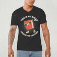 This Is My Book Character Costume- Dabbing Book Kids Men's V-Neck T-Shirt