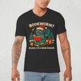 Book Dragon Christmas Reading For Fantasy Lovers Men's V-Neck T-Shirt