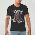 Book Dragon Book Lover Bookworm Book Reader Librarian Men's V-Neck T-Shirt