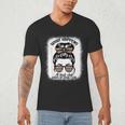 Book Lover What Happens At Book Club Stays Messy Bun Girls Men's V-Neck T-Shirt Book Lover What Happens At Book Club Stays Messy Bun Girls Men's V-Neck T-Shirt