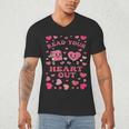 Book Lover Read Your Heart Out Teacher Valentines Men's V-Neck T-Shirt Book Lover Read Your Heart Out Teacher Valentines Men's V-Neck T-Shirt