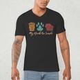 Book Lover Reader Coffee Dog Book My Needs Are Simple For Men Women Men's V-Neck T-Shirt Book Lover Reader Coffee Dog Book My Needs Are Simple For Men Women Men's V-Neck T-Shirt