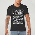 Book Lover Reading Quote For Reading Teacher Men's V-Neck T-Shirt