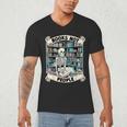 Book Lover Skeleton Reading Love Books Not People Men's V-Neck T-Shirt