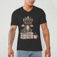 Book Lover Stay Weird Be Kind Read Books Baby Dragon Men's V-Neck T-Shirt