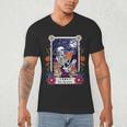 Book Lover Tarot Card The Reader Mystic Skeleton Men's V-Neck T-Shirt Book Lover Tarot Card The Reader Mystic Skeleton Men's V-Neck T-Shirt