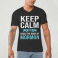 Book Of Mormon LDS Missionary Church Of Latter Day Saints Men's V-Neck T-Shirt