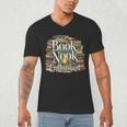 Book Nook Enthusiast Cozy Library Reader Collector Men's V-Neck T-Shirt