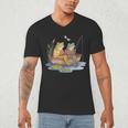 Book Shirt Frog Toad Fishing Vintage Book Frog Men's V-Neck T-Shirt Book Shirt Frog Toad Fishing Vintage Book Frog Men's V-Neck T-Shirt