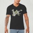 Book Shirt Frog Toad Vintage Book Frog Men's V-Neck T-Shirt