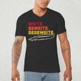 Book Writer Quote Author Journalist Rewrite Novelist Men's V-Neck T-Shirt Book Writer Quote Author Journalist Rewrite Novelist Men's V-Neck T-Shirt