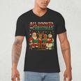 All Booked For Christmas Book Lover Men's V-Neck T-Shirt All Booked For Christmas Book Lover Men's V-Neck T-Shirt
