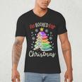 All Booked For Christmas Book Lovers Xmas Tree Women Men's V-Neck T-Shirt