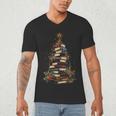 All Booked For Christmas Book Men's V-Neck T-Shirt