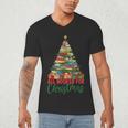 All Booked For Christmas Reading Books Librarian Holiday Men's V-Neck T-Shirt All Booked For Christmas Reading Books Librarian Holiday Men's V-Neck T-Shirt
