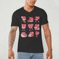 All Booked For Valentine Book Teacher Kids Girls Boys Men's V-Neck T-Shirt
