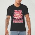 All Booked For Valentine Cute Pink Book Lover Aesthetic Men's V-Neck T-Shirt