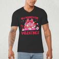 All Booked For Valentines Coquette Bow Book Valentine Day Men's V-Neck T-Shirt