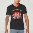 All Booked For Valentines Shirt Cute Book Lover Reading Men's V-Neck T-Shirt