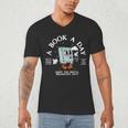 Bookish Mental Health Book A Day Retro Read More Book Men's V-Neck T-Shirt