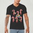 Bookmas Christmas Books Shirt Candy Cane Bookworm Men's V-Neck T-Shirt Bookmas Christmas Books Shirt Candy Cane Bookworm Men's V-Neck T-Shirt