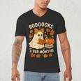 Books And BER Months Fall Librarian Reading Halloween Men's V-Neck T-Shirt Books And BER Months Fall Librarian Reading Halloween Men's V-Neck T-Shirt