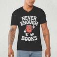 Books Or Book Reading Retro Men's V-Neck T-Shirt Books Or Book Reading Retro Men's V-Neck T-Shirt