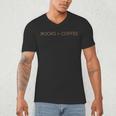 Books Coffee Men's V-Neck T-Shirt Books Coffee Men's V-Neck T-Shirt
