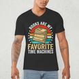 Books Are My Favorite Time Machines Men's V-Neck T-Shirt