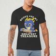 Books Are My Greatest Treasure Kawaii Dragon Reading Books Men's V-Neck T-Shirt Books Are My Greatest Treasure Kawaii Dragon Reading Books Men's V-Neck T-Shirt