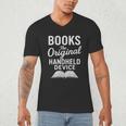 Books The Original Handheld Device – Reading Men's V-Neck T-Shirt