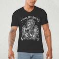 I Like My Books Spicy And My Coffee ICY Skeleton Meme Men's V-Neck T-Shirt I Like My Books Spicy And My Coffee ICY Skeleton Meme Men's V-Neck T-Shirt