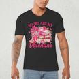 Books Are My Valentine Book Lover Heart Matching Party Men's V-Neck T-Shirt