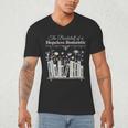 The Bookshelf Of a Hopeless Romantic Rom-Com Reading Bookish Men's V-Neck T-Shirt