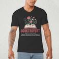 Booktrovert Book Lover Bookworm Reading Books Librarian Men's V-Neck T-Shirt Booktrovert Book Lover Bookworm Reading Books Librarian Men's V-Neck T-Shirt